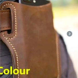 Mens belt phone holder